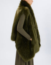 Carica l&#39;immagine nel visualizzatore di Gallery, Gilet in ecopelle e Nylon
