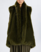 Carica l&#39;immagine nel visualizzatore di Gallery, Gilet in ecopelle e Nylon
