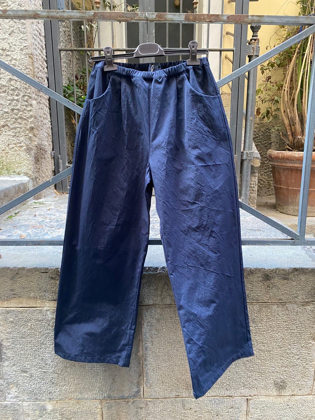Pantalone in tessuto croccante