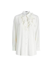 Carica l&#39;immagine nel visualizzatore di Gallery, Camicia con applicazioni floreali
