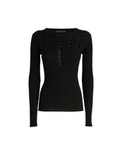 Carica l&#39;immagine nel visualizzatore di Gallery, Maglia Girocollo a Costine
