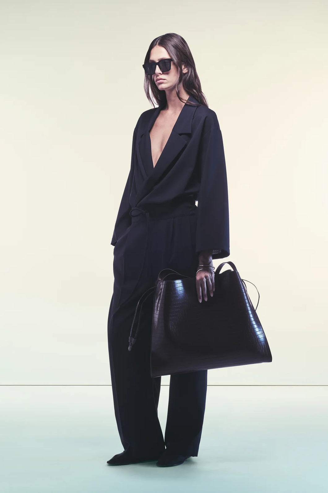 Pantaloni Ampi Con Coulisse